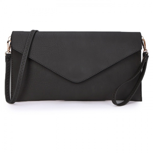 Long & Son Versatile Large Envelope Style Large Clutch Evening Shoulder Bag