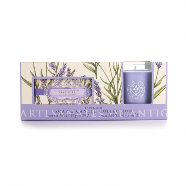 The Somerset Toiletry Company Soap and Candle Gift Set - Lavender