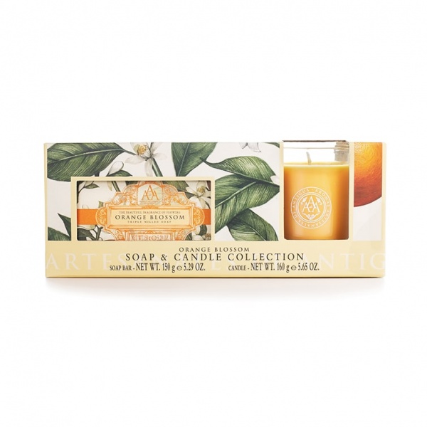 The Somerset Toiletry Company Soap and Candle Gift Set - Orange Blossom