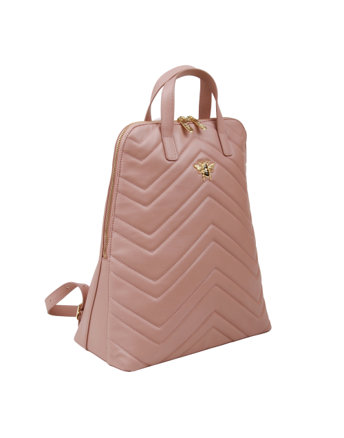 Henley Luxury Quilted Backpack Pink BeautyExpression.co.uk