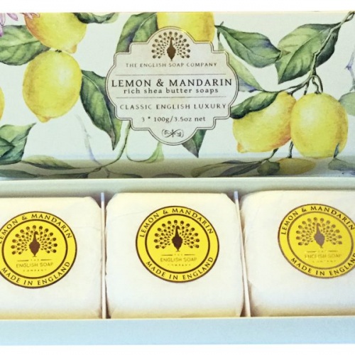 natural, luxury hand soap bar with lemon and mandarin BeautyExpression