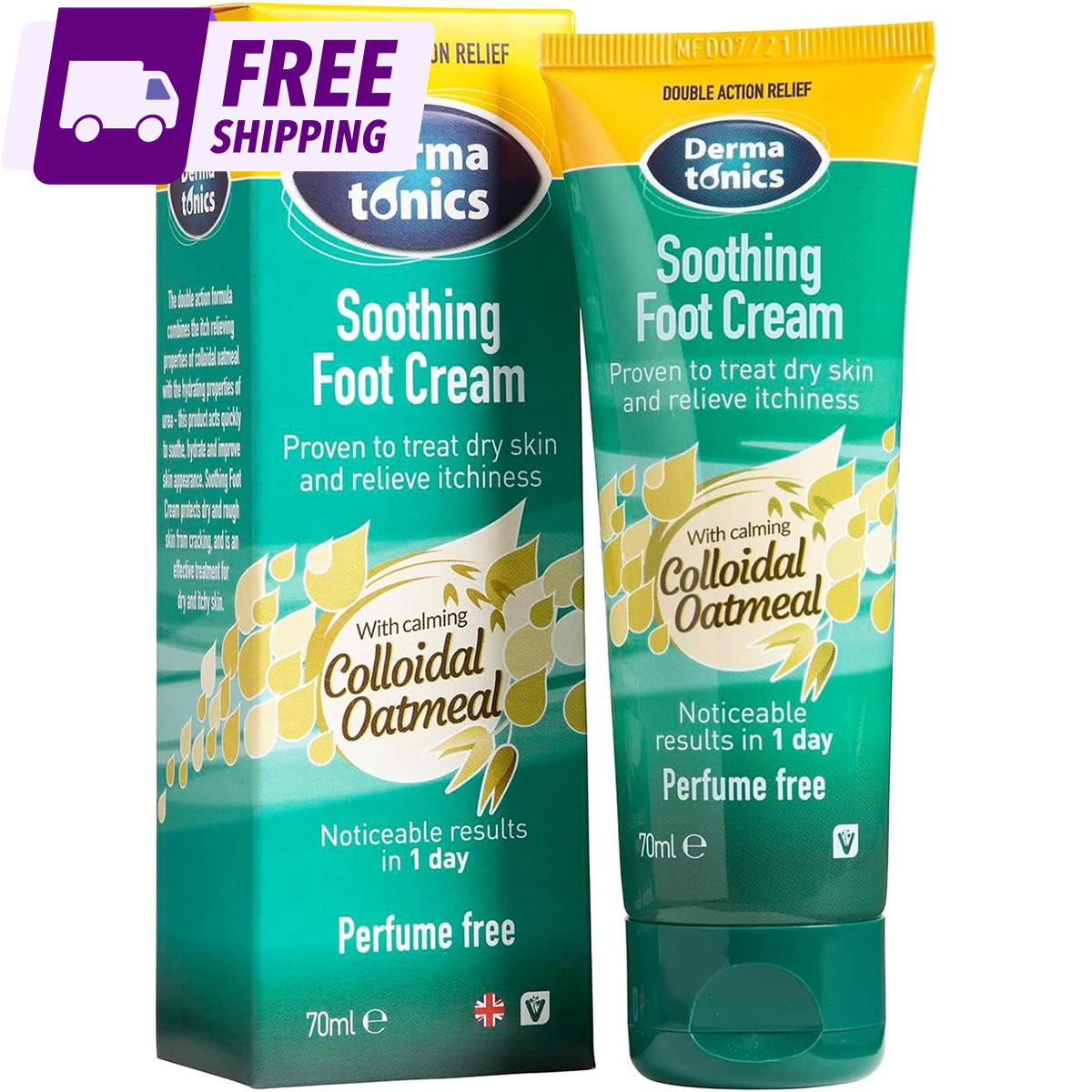 Dermatonics Soothing Foot Cream 70 ml Skincare, Nailcare, Beauty