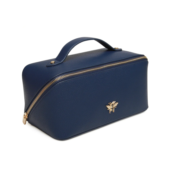 Alice Wheeler Bee Train Case – Ausklappbarer Kosmetikkoffer In Orange Mit Bienen-Design