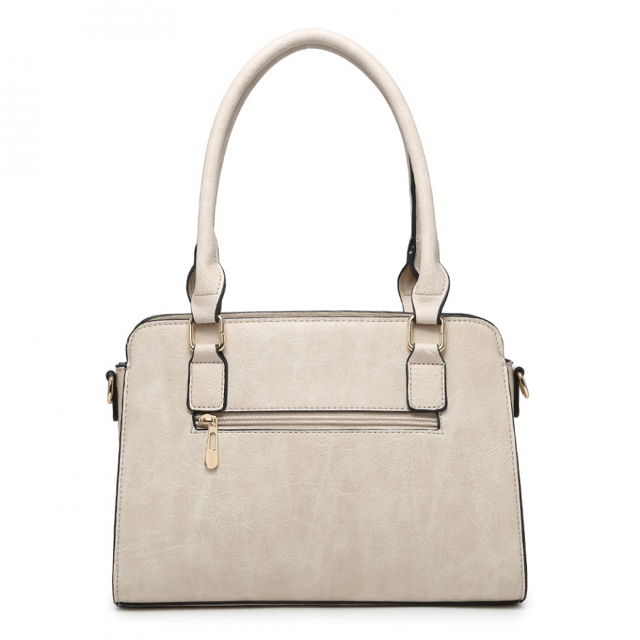 Beauty Expression Medium Size Fashion Handbag - Brown