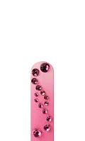 Glass Nail File With Swarovski Crystals - Rose
