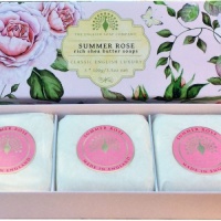 Summer Rose -  3 x 100 g Hand Soap Gift Box