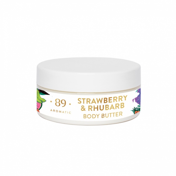 Aromatic 89 Colourful Collection Body Butter -Strawberry and Rhubarb 150 g