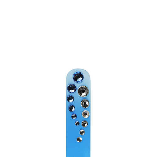 Glass Nail File With Swarovski Crystals - Ocean