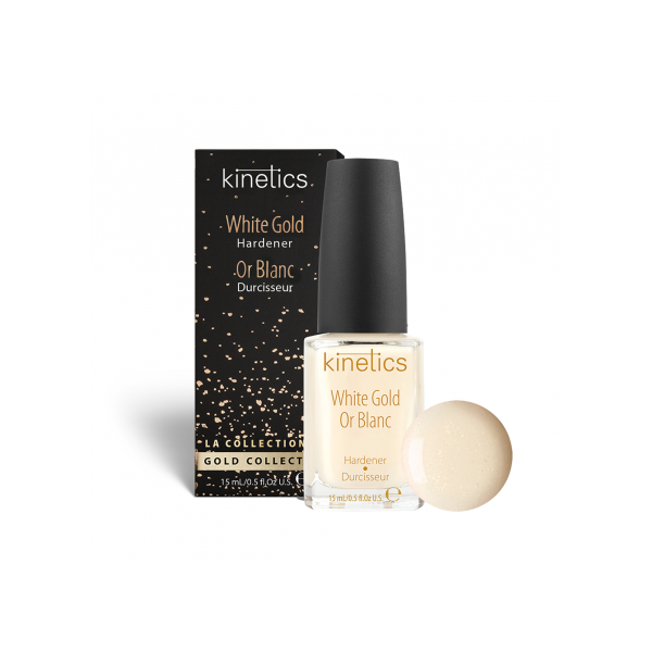 Kinetics Nail Hardener - White Gold 15 ml