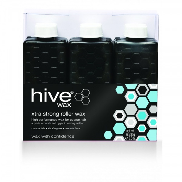 Hive of Beauty Roller Cartridges - Strong Warm Wax 80 g Pack of 6