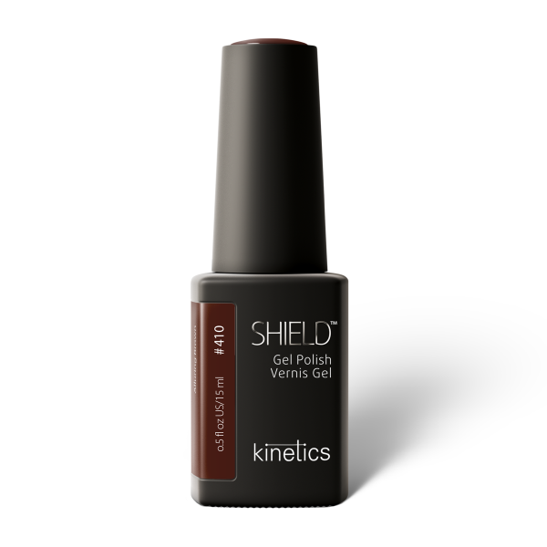 Kinetics Shield Nail Gel Polish - Alluring Brown #410  11 ml