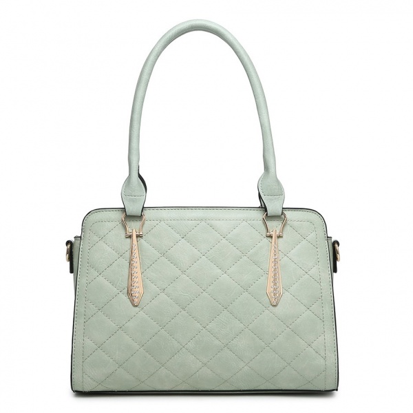 Beauty Expression Medium Size Fashion Handbag - Sage
